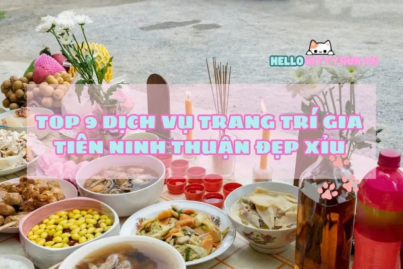 Top 9 dịch vụ trang trí gia tiên Ninh Thuận đẹp xỉu, hot nhất 2025